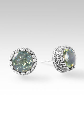 God Loves Earrings™ in Prasiolite - Stud - only found at SARDA™