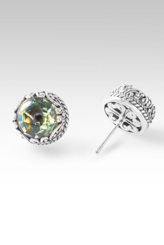 God Loves Earrings™ in Prasiolite - Stud - only found at SARDA™