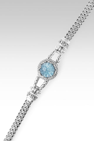 God of Impossible Bracelet™ in Arctic Blue Topaz - Single Stone - only found at SARDA™