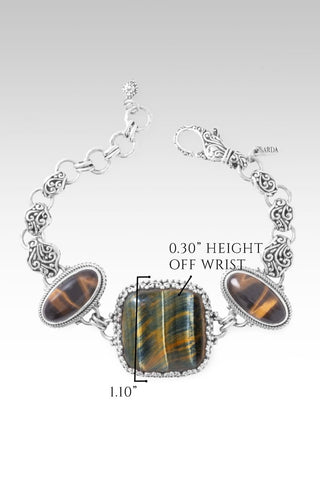 God Of Miracles Bracelet™ Blue Tiger's Eye & Tiger's Eye - Multi Stone - only found at SARDA™