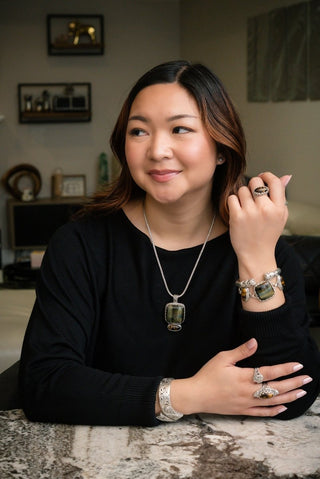 God Of Miracles Pendant™ in Blue Tiger's Eye & Tiger's Eye - Multi Stone - only found at SARDA™