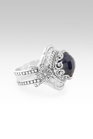 God of Miracles Ring™ Blue Grey Sapphire - Dinner - only found at SARDA™