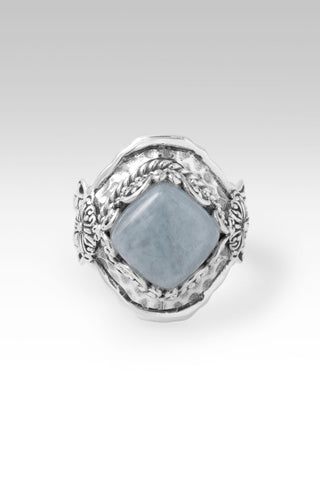 God of Miracles Ring™ in Aquamarine - Dinner - only found at SARDA™