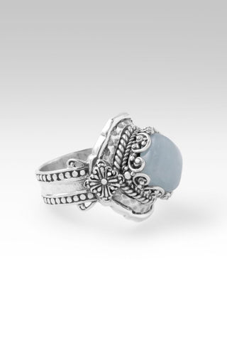 God of Miracles Ring™ in Aquamarine - Dinner - only found at SARDA™