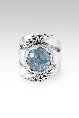 God of Possible Ring™ in Arctic Blue Topaz - Dinner - only found at SARDA™