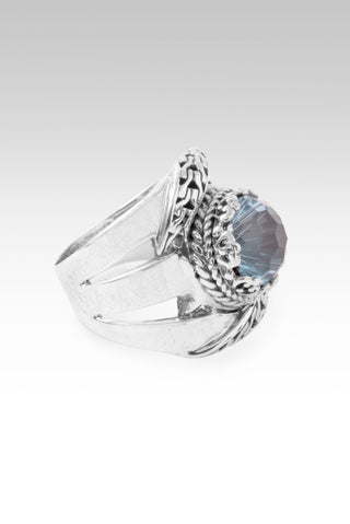 God of Possible Ring™ in Arctic Blue Topaz - Dinner - only found at SARDA™