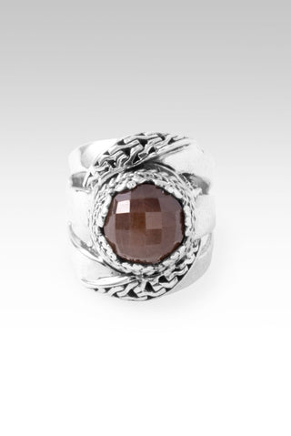 God of Possible Ring™ in Mocha Sapphire - Dinner - only found at SARDA™
