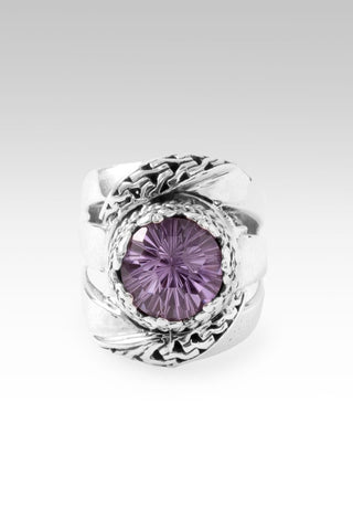 God of Possible Ring™ in Rose De France Amethyst - Dinner - only found at SARDA™