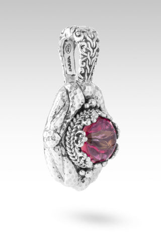 God Saves Pendant™ in Pure Pink™ Mystic Topaz - Single Stone - only found at SARDA™