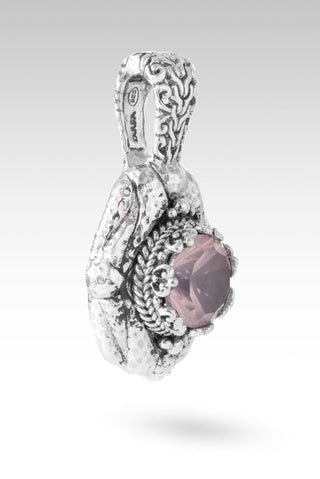 God Saves Pendant™ in Rose Quartz - Single Stone - only found at SARDA™