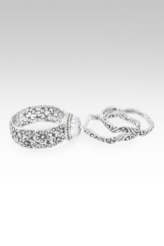 God Saves Ring™ in Bali Hai™ Mystic Moissanite - Stackable - only found at SARDA™