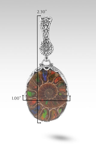 God Sees All Pendant™ in Ammonite with Ammolite Inlay - Statement - only found at SARDA™