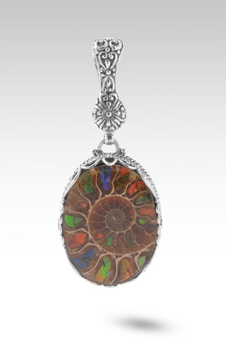 God Sees All Pendant™ in Ammonite with Ammolite Inlay - Statement - only found at SARDA™