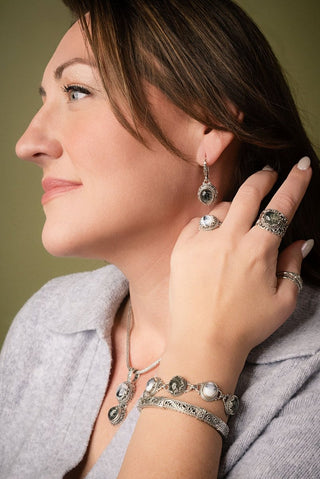 God Will Fix It Bracelet™ in Sagenitic Quartz & Dendritic Opal - Multi Stone - only found at SARDA™