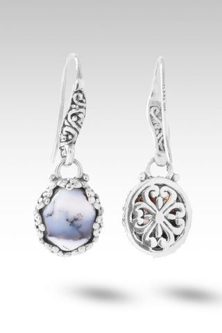 God Will Fix It Earrings™ in Dendritic Opal - Bali Wire - only found at SARDA™