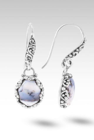 God Will Fix It Earrings™ in Dendritic Opal - Bali Wire - only found at SARDA™