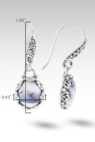 God Will Fix It Earrings™ in Dendritic Opal - Bali Wire - only found at SARDA™