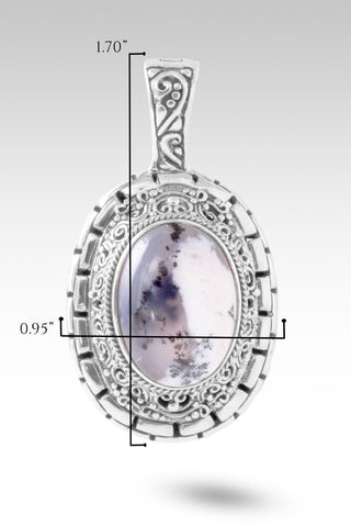 God Will Fix It Pendant™ in Dendritic Opal - Single Stone - only found at SARDA™