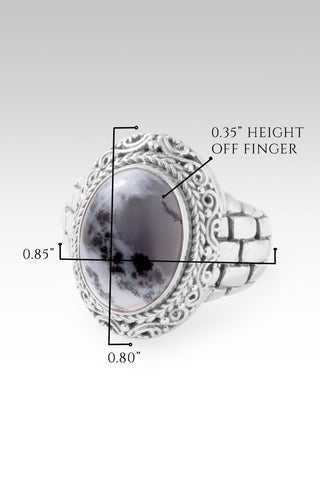 God Will Fix It Ring II™ in Dendritic Opal - Dinner - only found at SARDA™