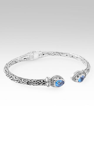 God Worker of Miracles Tip - To - Tip Bracelet™ in Royal Bali Blue™ Mystic Topaz - Tip - to - Tip - only found at SARDA™