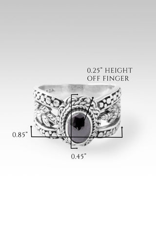 God’s For Me Ring II™ in Black Diamond - Dinner - only found at SARDA™