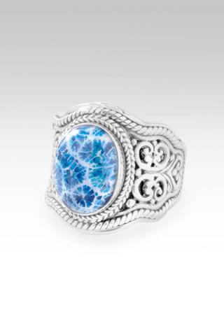 God's Grace Ring™ in Navy Blue Indonesian Coral - Dinner - only found at SARDA™