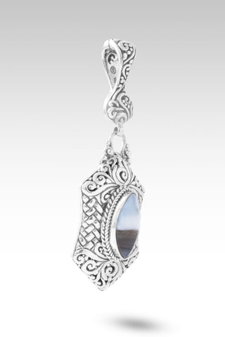 God's Lasting Promises Pendant™ in Blue Banded Opal - Single Stone - only found at SARDA™