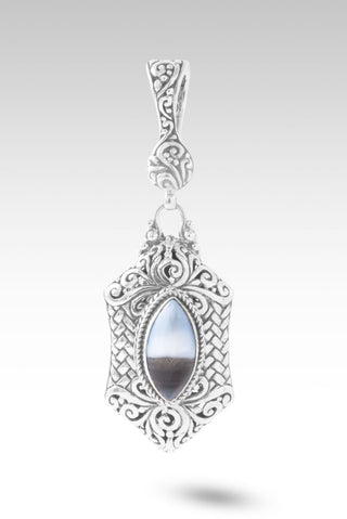 God's Lasting Promises Pendant™ in Blue Banded Opal - Single Stone - only found at SARDA™