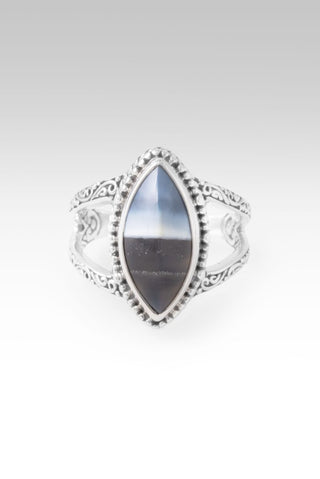 God's Lasting Promises Ring™ in Blue Banded Opal - Split Shank - only found at SARDA™