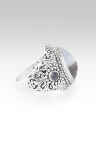 God's Lasting Promises Ring™ in Blue Banded Opal & Iolite - Dinner - only found at SARDA™