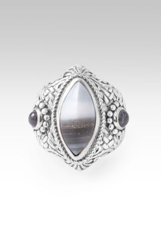 God's Lasting Promises Ring™ in Blue Banded Opal & Iolite - Dinner - only found at SARDA™