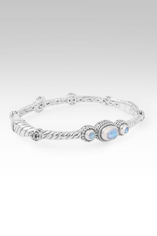 God's Mercy Bangle™ in Rainbow Moonstone - Bangle - only found at SARDA™