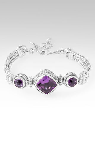 God's Peace Promise Bracelet™ in Plum Lab Created Sapphire & Amethyst - Multi Stone - only found at SARDA™