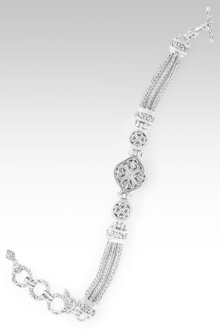 God's Peace Promise Bracelet™ in Plum Lab Created Sapphire & Amethyst - Multi Stone - only found at SARDA™