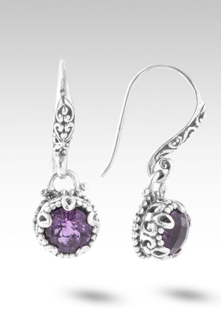 God's Peace Promise Earrings™ in Amethyst - Bali Wire - only found at SARDA™