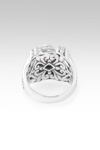 God's Peace Promise Ring II™ in Plum Lab Created Sapphire - Dinner - only found at SARDA™