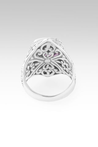 God's Peace Promise Ring™ in Plum Lab Cretaed Sapphire - Dinner - only found at SARDA™