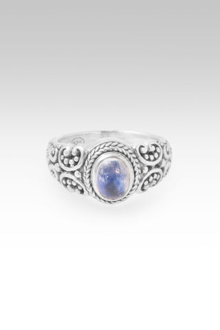 God's Peace Ring™ in Rainbow Moonstone - Dinner - only found at SARDA™
