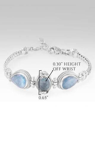 God's Perfect Place Bracelet™ in Blue Quartz Mother of Pearl - Multi Stone - only found at SARDA™