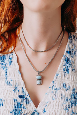 God's Perfect Place Pendant™ in Larimar - Multi Stone - only found at SARDA™