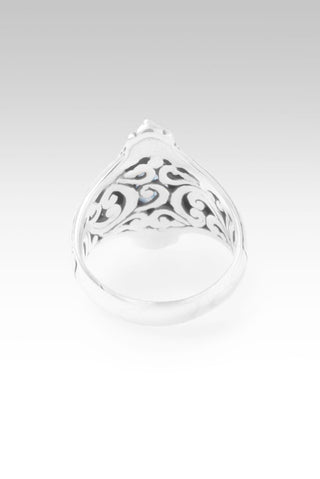 God's Perfect Place Ring II™ in Blue Quartz Mother of Pearl - Dinner - only found at SARDA™