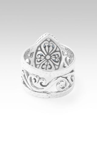 God's Perfect Place Ring™ in Blue Quartz Mother of Pearl - Statement - only found at SARDA™