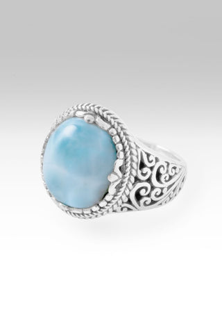 God's Perfect Place Ring™ in Larimar - Dinner - only found at SARDA™