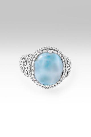 God's Perfect Place Ring™ in Larimar - Dinner - only found at SARDA™
