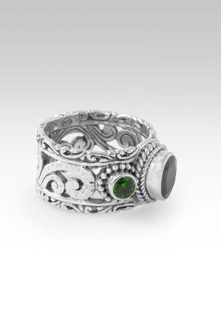 God's Presence Ring™ in Chrome Apatite & Chrome Diopside - Dinner - only found at SARDA™