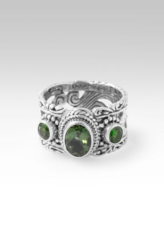 God's Presence Ring™ in Chrome Apatite & Chrome Diopside - Dinner - only found at SARDA™