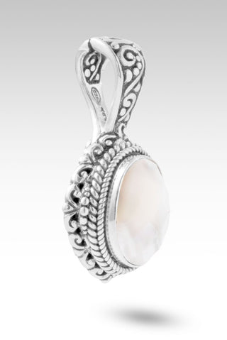 God's Word Pendant™ in White Mother Of Pearl - Single Stone - only found at SARDA™