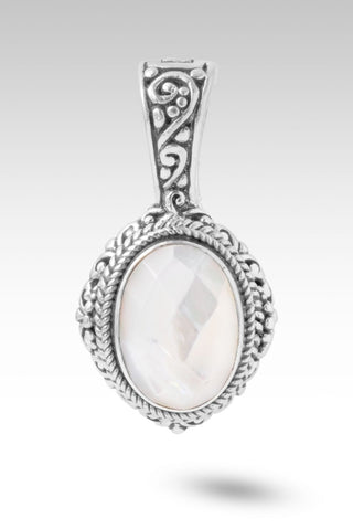 God's Word Pendant™ in White Mother Of Pearl - Single Stone - only found at SARDA™