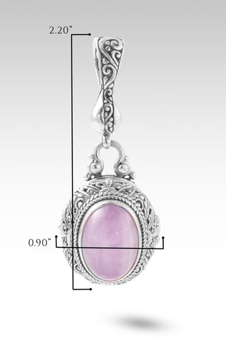 Good On Every Promise Pendant™ in Kunzite - locket - only found at SARDA™