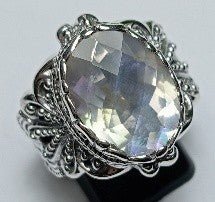 Grace 4 U Ring™ in White Mother Of Pearl Quartz - Statement - only found at SARDA™